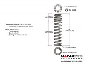 Jeep Wrangler JK True Dual-Rate Lift Kit - 2.5" 