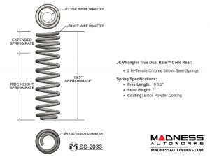 Jeep Wrangler JK True Dual-Rate Lift Kit - 2.5" 