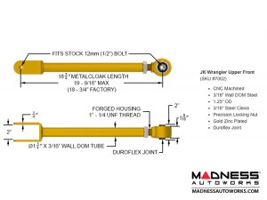 Jeep Wrangler JK Game-Changer 3.5&quot; Suspension - No Shock Edition 