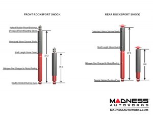 Jeep Wrangler JK True Dual-Rate Lift Kit - 2.5"/3.5" - RockSport Edition 