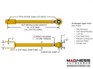 Jeep Wrangler JK True Dual-Rate Lift Kit - 2.5"/3.5" - RockSport Edition 