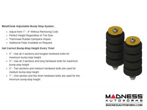 Jeep Wrangler JK True Dual-Rate Lift Kit - 2.5"/3.5" - RockSport Edition 