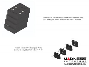 Jeep Wrangler JK True Dual-Rate Lift Kit - 2.5"/3.5" - RockSport Edition 