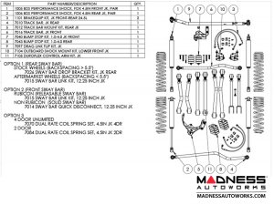 Jeep Wrangler JK Suspension Lift Kit - Game-Changer - 4.5in