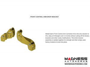 Jeep Wrangler JK Game-Changer Suspension 5.5" Bolt-On - Hi-Steer - No Shock Edition 