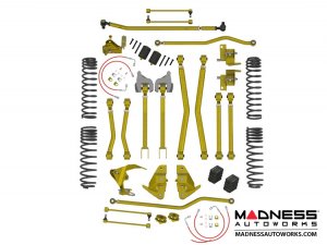 Jeep Wrangler JK 4-Link Long Arm Compound Suspension System - 4.5"/5.5" - No Shock Edition 