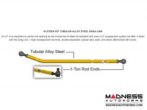 Jeep Wrangler JK 4-Link Long Arm Compound Suspension System - 4.5"/5.5" - No Shock Edition 