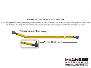 Jeep Wrangler JK 4-Link Long Arm Compound Suspension System - 4.5"/5.5" - 6Pak Edition 