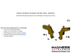 Jeep Wrangler JK 4-Link Long Arm Compound Suspension System - 4.5"/5.5" - 6Pak Edition 