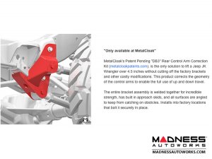 Jeep Wrangler JK 4-Link Long Arm Compound Suspension System - 4.5"/5.5" - 6Pak Edition 