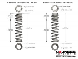 Jeep Wrangler JK 4-link Long Arm Compound Suspension - 4.5"/5.5" - RockSport L/T Edition 