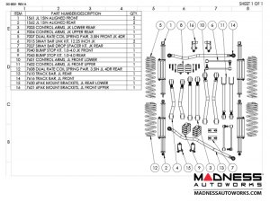 Jeep Wrangler JL Suspension Kit  - Game Changer - 3.5" - 6Pak Edition 