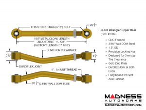 Jeep Wrangler JL Suspension Kit - Game Changer - 3.5" - RockSport Red Edition Shocks