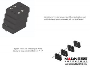 Jeep Wrangler JL Suspension Kit - Game Changer - 3.5" - RockSport Red Edition Shocks