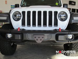 Jeep Wrangler JL Quick-Release Front License Plate Bracket Jeep Wrangler JL Quick-Release Front License Plate Bracket