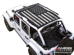 Jeep Wrangler JL Top Trailmesh - 4Door - Tactical Flag Distressed Jeep Wrangler JL Top Trailmesh - 4Door - Tactical Flag Distressed