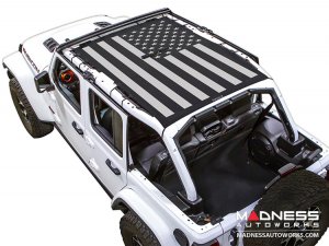 Jeep Wrangler JL Top Trailmesh - 4Door - Tactical Flag Solid Jeep Wrangler JL Top Trailmesh - 4Door - Tactical Flag Solid