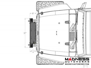 Jeep Wrangler JK Frame Built Bumper - Front 