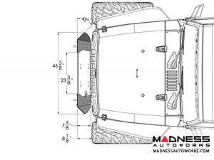 Jeep Wrangler JK Frame Built Bumper - Front 