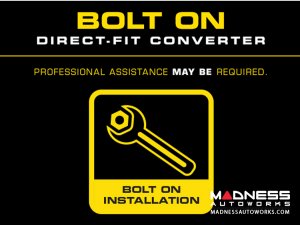 Jeep Wrangler 3.8L Performance Catalytic Converter by MagnaFlow - 2.5" Piping