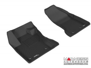 Jeep Renegade Floor Liners - 3D MAXpider - Front - Black (Set of 2) Jeep Renegade Floor Liners - 3D MAXpider - Front - Black (Set of 2)