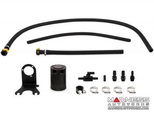 Jeep Wrangler JL 3.6L Oil Catch Can by Mishimoto - Baffled Jeep Wrangler JL 3.6L Oil Catch Can by Mishimoto - Baffled