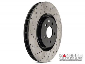 Jeep Compass Performance Brake Rotor (1) - Front Right - Drilled + Vented 