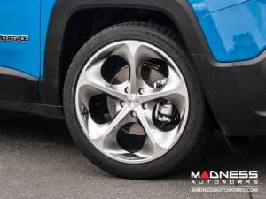 Jeep Renegade Custom Wheels (4) - Phantom - 19x8" - Hyper Silver/ Hyper Black