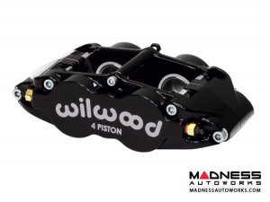 Jeep Wrangler JK Brake Conversion Kit - 14" Rotors - Wilwood Superlite 4R 4 Piston Front Brake Upgrade Kit (Black Powder Coated Calipers / GT Slotted Rotors)