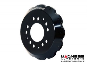 Jeep Wrangler JK Brake Conversion Kit - 14" Rotors - Wilwood Superlite 4R 4 Piston Front Brake Upgrade Kit (Red Powder Coated Calipers / SRP Drilled & Slotted Rotors)