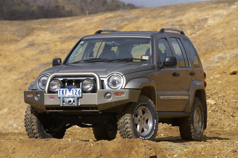 Jeep Liberty Bull Bars - ARB - ARB Winch Mount - Black - `05-`08
