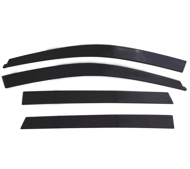 Jeep Wrangler Unlimited Wind Deflectors - AVS - Low Profile - Smoke - `07-`18