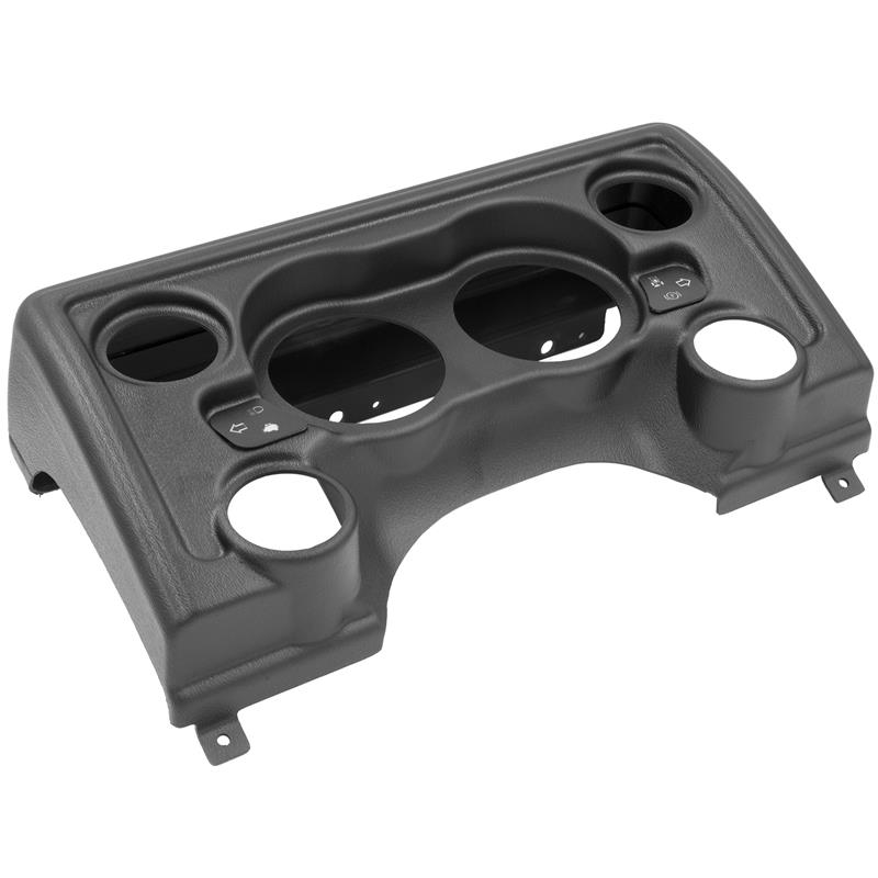 Jeep TJ Gauge Panel - AutoMeter - Direct Fit 6 Gauge - Black - `97-`05