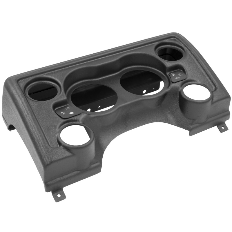 Jeep TJ Gauge Panel - AutoMeter - Direct Fit 6 Gauge - Black - `97-`05