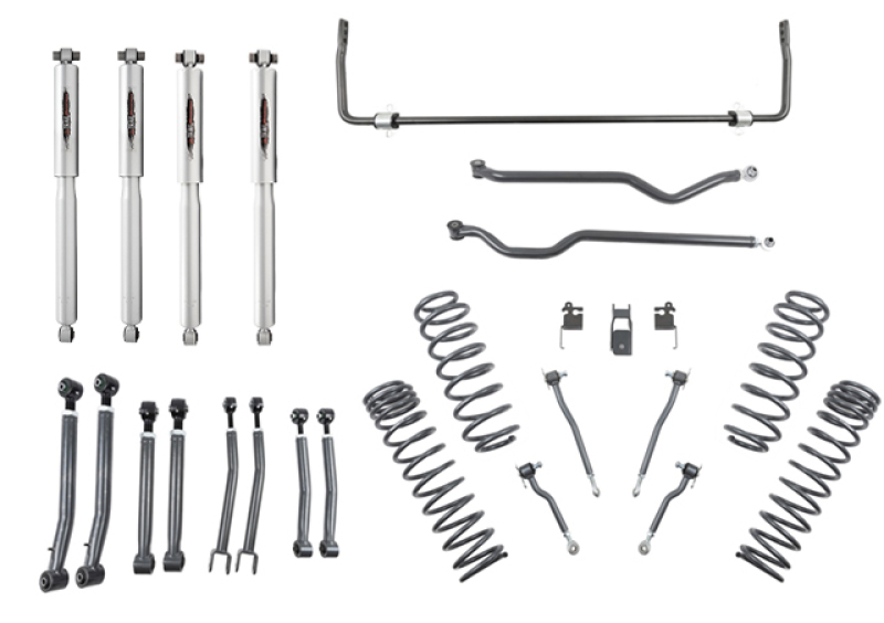 Jeep Wrangler Rubicon JL Suspension Lift Kit - Front + Rear - Belltech - Trail Performance - `18-`24