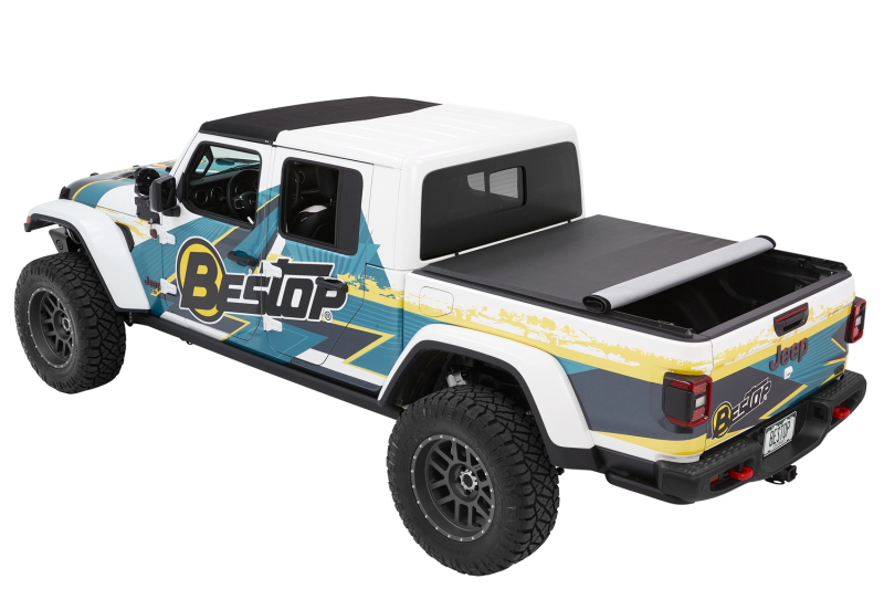 Jeep Gladiator Tonneau Cover - Bestop - EZ-Roll Soft - Premium Black Twill - `20-`26