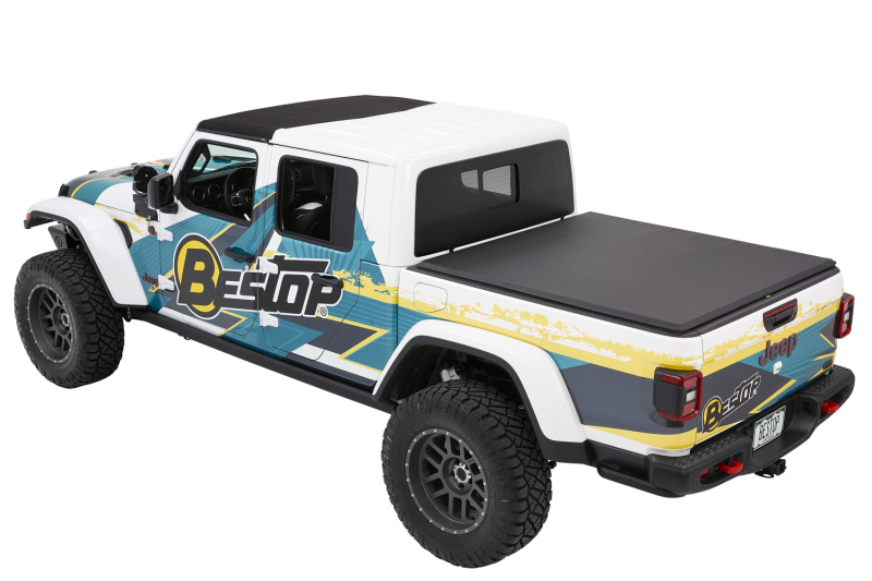 Jeep Gladiator Tonneau Cover - Bestop - EZRoll Soft - Black Diamond - `20-`26