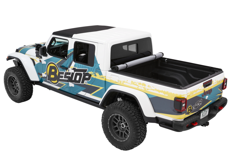 Jeep Gladiator Tonneau Cover - Bestop - EZRoll Soft - Black Diamond - `20-`26