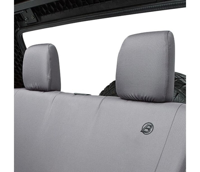 Jeep Wrangler JK Seat Covers - Rear - Bestop - Charcoal - `08-`12