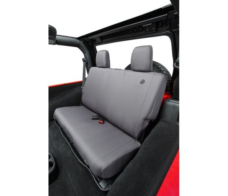 Jeep Wrangler JK Seat Covers - Rear - Bestop - Charcoal - `07-`18