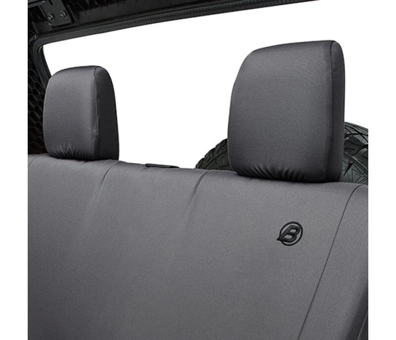 Jeep Wrangler JK Seat Covers - Rear - Bestop - Black Diamond - `07-`18