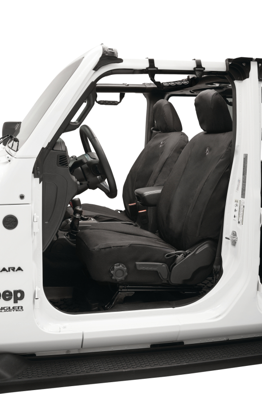 Jeep Gladiator Seat Covers - Front - Bestop - Black Diamond - `20-`26