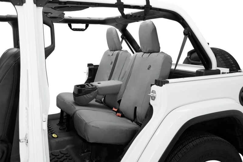 Jeep Wrangler JL Seat Covers - Rear - Bestop - Charcoal - `18-`23