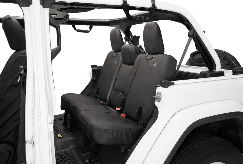 Jeep Wrangler JL Seat Covers - Rear - Bestop - Black Diamond - `18-`23