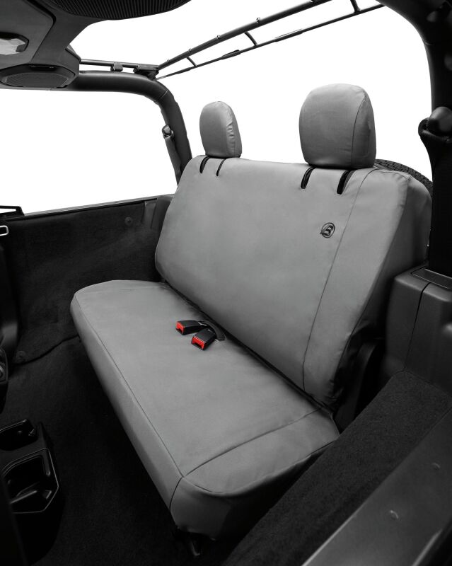 Jeep Wrangler JL Seat Covers - Rear - Bestop - Charcoal - `18-`23