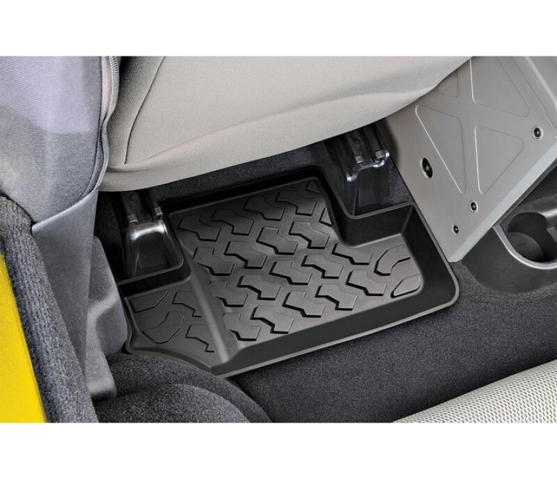 Jeep Wrangler Floor Mats - Rear - Bestop - Black - `11-`18