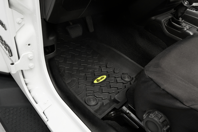 Jeep Wrangler JL Floor Mats - Front - Bestop - Black - `18-`26