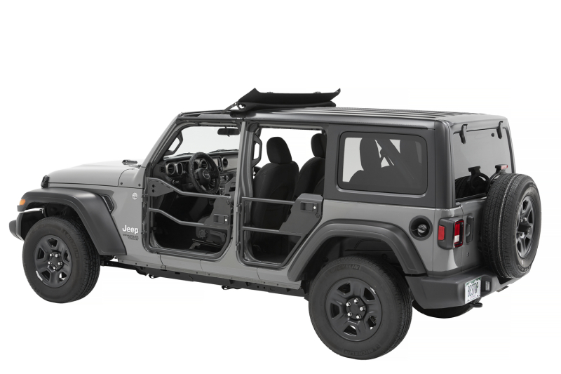 Jeep Gladiator Doors - Rear - Bestop - Element - Matte Black - `20-`26