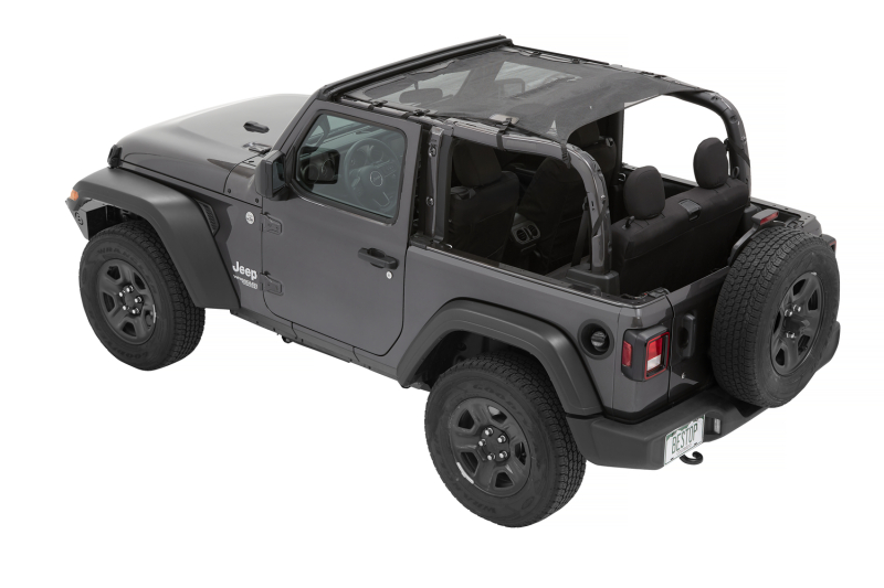 Jeep Wrangler JL Bikini Top - Bestop - Sun Safari (Mesh) - `18-`26