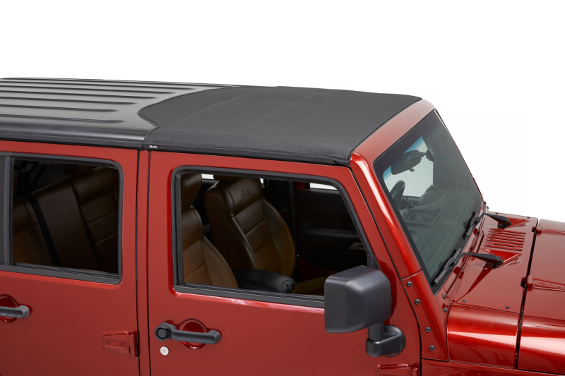 Jeep Wrangler JK Soft Top - Bestop - Sunrider for Hardtop - Black Diamond - `07-`18